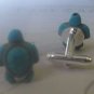 CL519 Cute Turquoise Turtle Cufflinks Cuff Links Christmas Wedding Party Favor