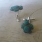 CL519 Cute Turquoise Turtle Cufflinks Cuff Links Christmas Wedding Party Favor