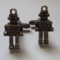 CL009 Antique Bronze Robot Cuff Links Cufflinks Steampunk Altered Art ++
