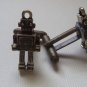 CL009 Antique Bronze Robot Cuff Links Cufflinks Steampunk Altered Art ++