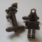 CL009 Antique Bronze Robot Cuff Links Cufflinks Steampunk Altered Art ++