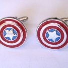 CL502 SALE Captain America Cufflinks Superhero Movie Father's Day Gifts Birthday