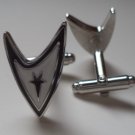 CL508  SALE Star Trek Cuff Links Cufflinks Mr Spock Kirk Spaceship Enterprise **