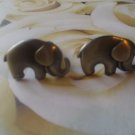 CL520 Antique Braonze Elephant Cufflinks Cuff Links Nature Inspired Novelry Gift