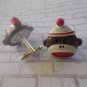CL993 Sock Monkey Cuff Links Cufflinks Novelty Unique Gift Wedding Costume Party