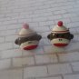 CL993 Sock Monkey Cuff Links Cufflinks Novelty Unique Gift Wedding Costume Party