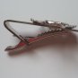 T504 Antique Silver Flying Dragon Tie Bar Clip Tacks Steampunk Gothic AlteredArt
