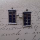 CL021 Dr Who Tardis Blue Police Box Cufflinks Cuff Links ++ US Seller