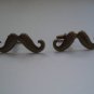CL010 Steampunk Victorian Gothic Chic Cute Antique Bronze Mustache Cufflinks #30