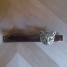 T809 Antique Silver Cat  Tie Clip Bar Pin Tie Tack Steampunk Gothic Novelty Gift