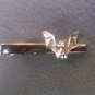 T815 Antique Silver Bat Tie Clip Bar Pin Halloween Novelty Gift Wedding #30