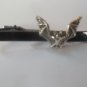 T815 Antique Silver Bat Tie Clip Bar Pin Halloween Novelty Gift Wedding #30