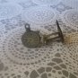 CL083 Antique Bronze Clock Face Cuff Links Alice in Wonderland Rabbit Watch Gift