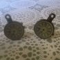 CL083 Antique Bronze Clock Face Cuff Links Alice in Wonderland Rabbit Watch Gift