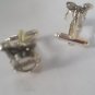 CL027 Antique Silver Drum Cufflinks Music Player Drummer Halloween Party Favor