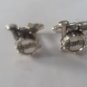 CL027 Antique Silver Drum Cufflinks Music Player Drummer Halloween Party Favor