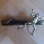 T812 Antique Silver Frog Tie Clip Bar Pin Steampounk Funny Novelty Rare Gifts