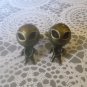 CL083 Antique Bronze Alien Cufflinks Cuff LInks Men's Accessories Christmas Gift