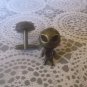 CL083 Antique Bronze Alien Cufflinks Cuff LInks Men's Accessories Christmas Gift