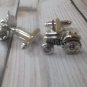 CL065 Silver Tractor Cufflinks Cuff Links Chfistmas Gifts For Him Wild Novelty +