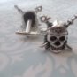 CL999 Silver Pirates Cuff links Cufflinks Pirates of Caribbean Captain Jack ++