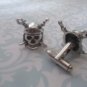 CL999 Silver Pirates Cuff links Cufflinks Pirates of Caribbean Captain Jack ++