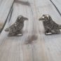 CL028 Antique Silver Crow Raven Cufflinks Cuff Links Gothic Steampunk Novelty