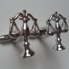 CL522  Silver Scales of Justice Cufflinks Cuff Links for Lawyer Libra