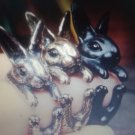 R027 Antique Silver Lovely Rabbit Bunny Wrap Ring Nature Inspired Animals Gifts+