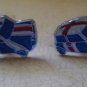 CL023 NEW UK Flag Union Jack British Race Car Cufflinks Cuff Links