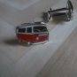 CL044 Retro Red VW Camper Van Bus Cufflinks Wedding Party Father's Day Gift *30