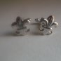 CL520 Silver Fleur De Lis Lys Cufflinks Cuff Links Great Gift Gifts Paris Chic+