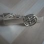 TS005 Om Ohm Tie Clip Cufflinks Set Zen Buddism Boho Yoga Spiritual Religious