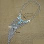 N72 Hot Boho Turquoise Beads Bib Necklace Statement Collar Bohemian Coin Silver