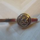 T052 Antique Silver Celtic Knot Tie Clip Bar Pin Wedding Christmas Gift for Him
