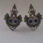 CL038 Antique Silver Gothic Owl Prince Cufflinks Halloween Wedding Party +
