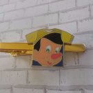 T824 Disney Pinocchio Golden Tie Clip Bar Pin Great Gift for Him Birthday Party