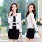 Spring Autumn Slim Solid Women Coats Long Sleeve Outwear O-Neck Short Jackets