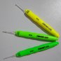 3PCS Crochet Hooks With lights Plastic Knitting Needles Light Up Sewing Tools