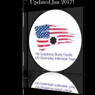 2023 Latest Audio CD Study Guide for the US Citizenship Test in English PASS