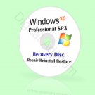 Microsoft Windows XP Professional 32bit 64bit SP3 Repair Recover Restore Boot CD