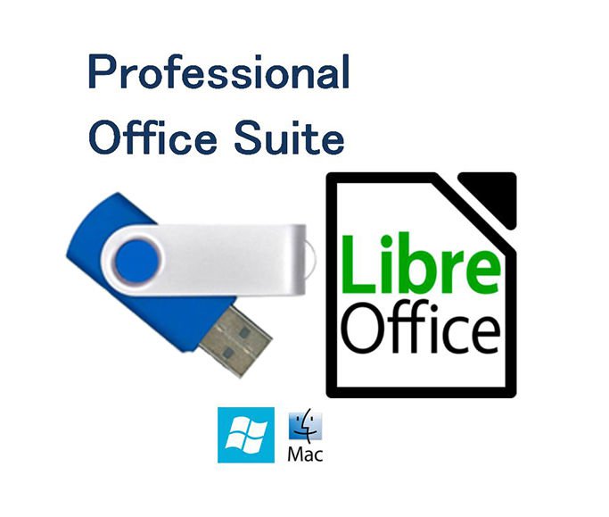 USB 2023 Libre Professional Office Suite 360 Word Spreadsheet Windows & Mac OSX