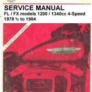 1978 1/2 to 1984 Harley-Davidson service manual FL/FX 1200/1340cc 4-Speed PDF