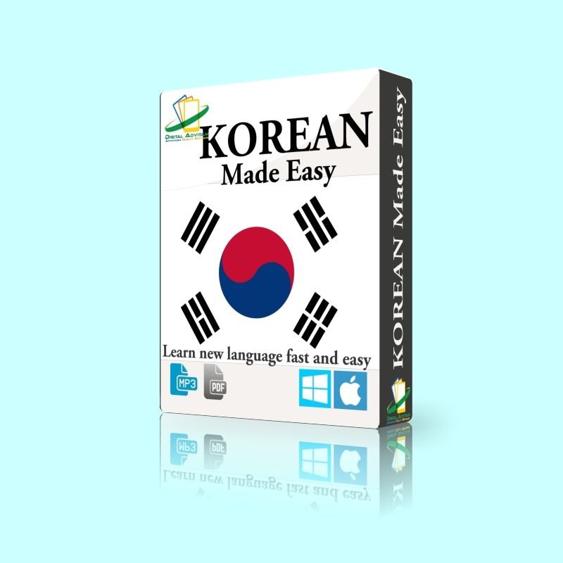 Learn Korean Language Training Course Speak FAST & EASY NATIVE MP3 Audio CD PDF