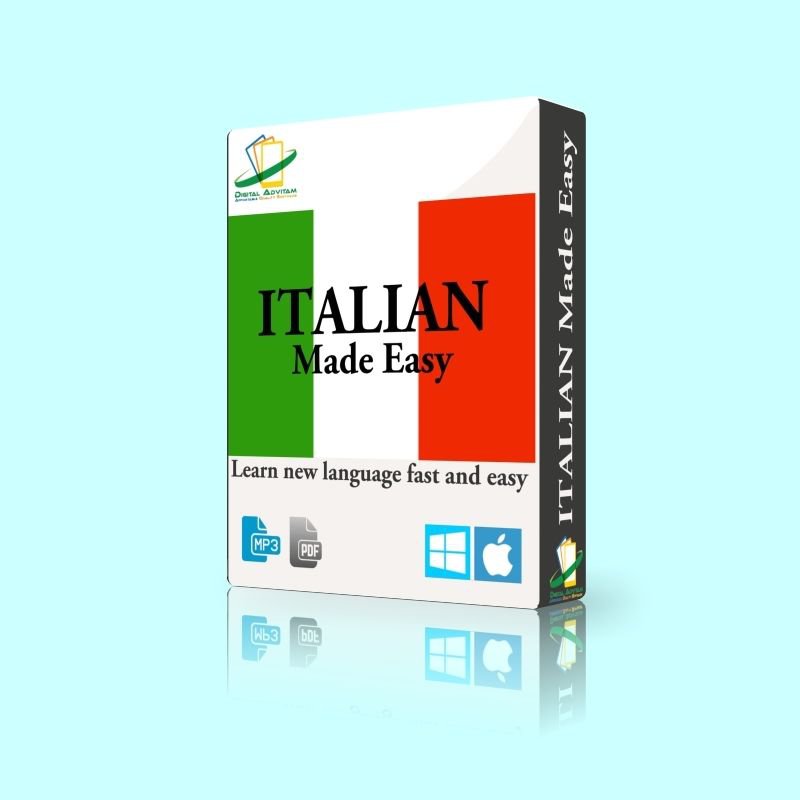 Learn Italian Language Training Course Speak FAST & EASY MP3 Audio CD PDF
