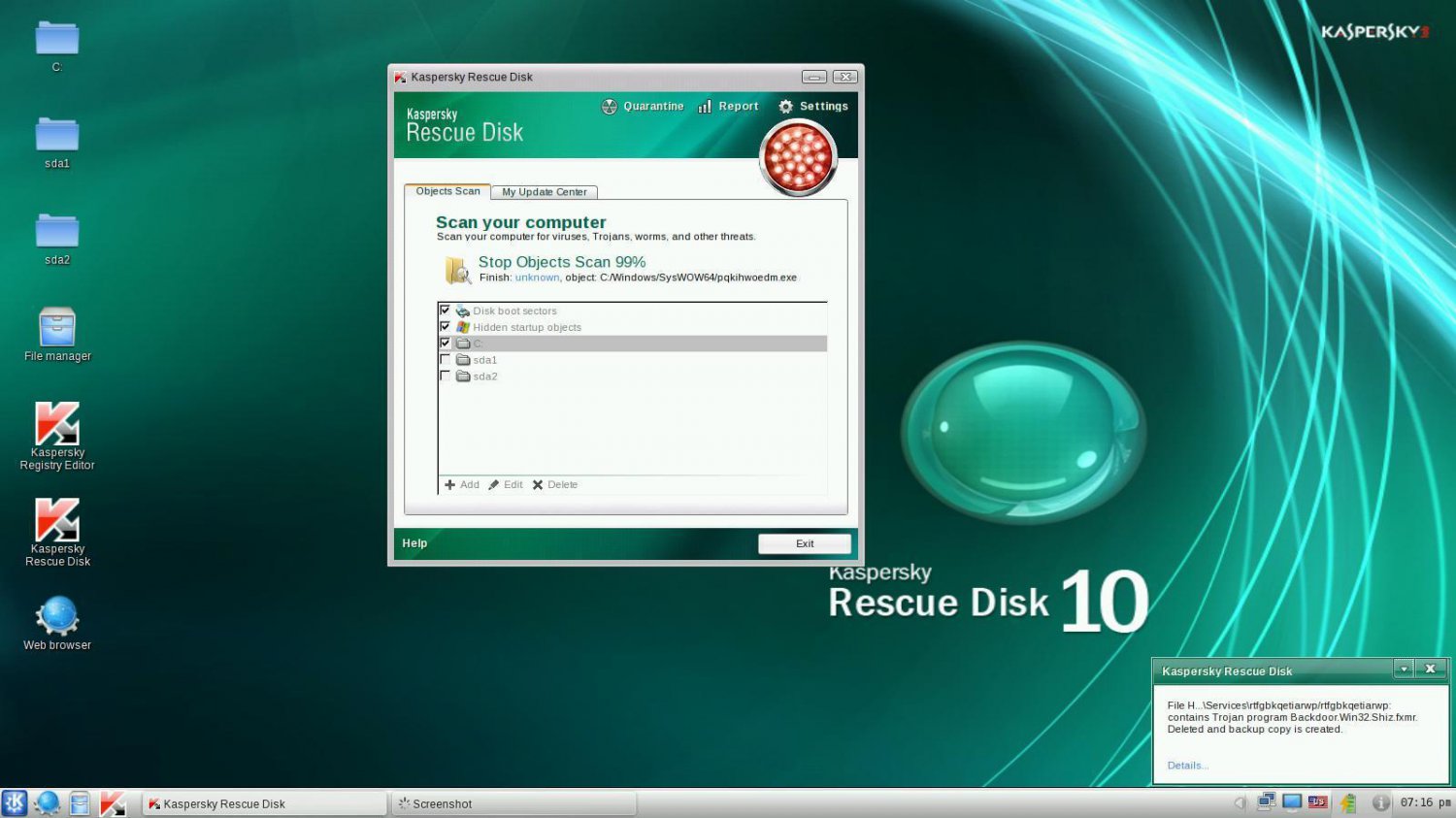 boot to usb windows 10 uefi kaspersky rescue disk