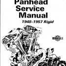 1948-1957 Panhead Harley-Davidson Rigid Service Manual fully Illustrated 224 PDF
