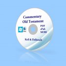 Commentary Old Testament Keil & Delitzsch Bible Commentary Study-on CD eBook PDF