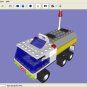 Pro CAD Program Suite create virtual LEGO models, scenes, building,cars Windows