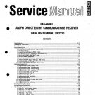 Realistic DX-440 Service Manual 20-221 + Owner's Manual pdf ebook on CD